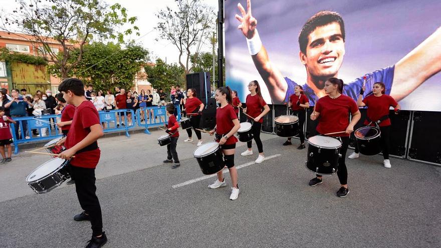 Ambiente en El Palmar tras la victoria de Carlos Alcaraz