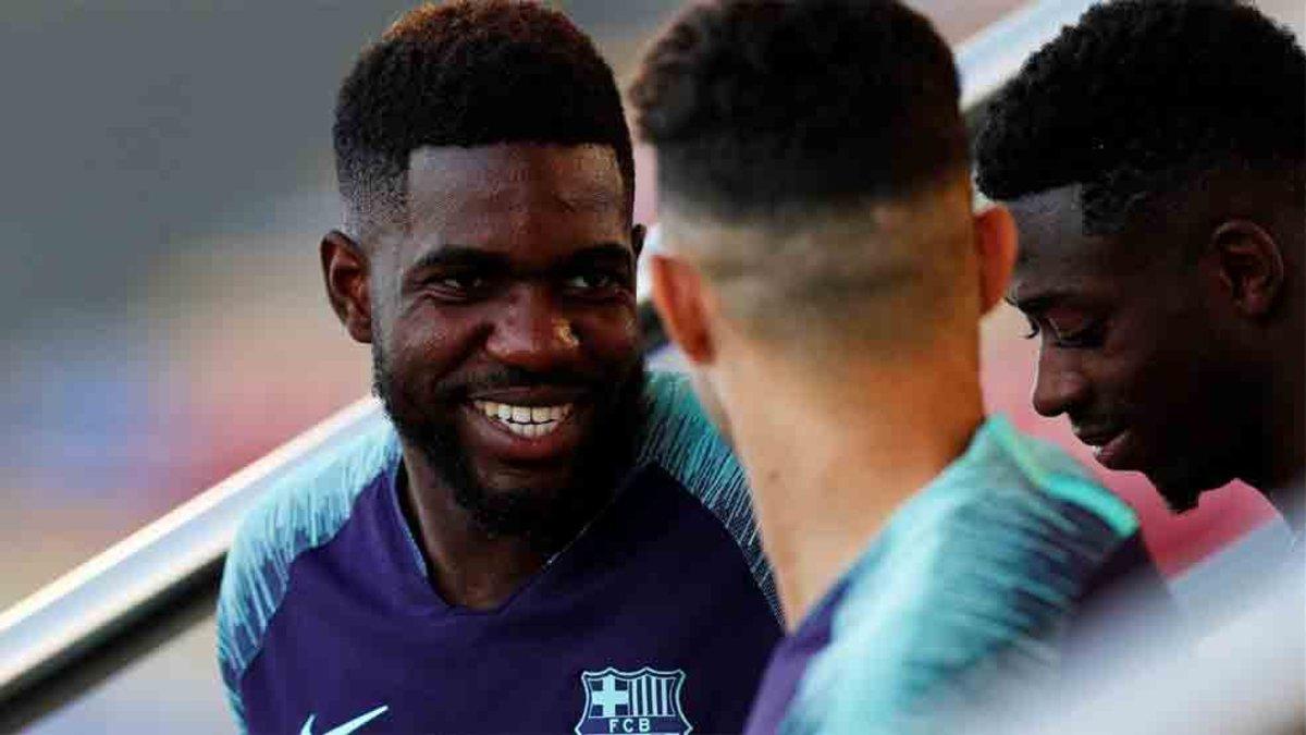 Umtiti sigue con la recuperación