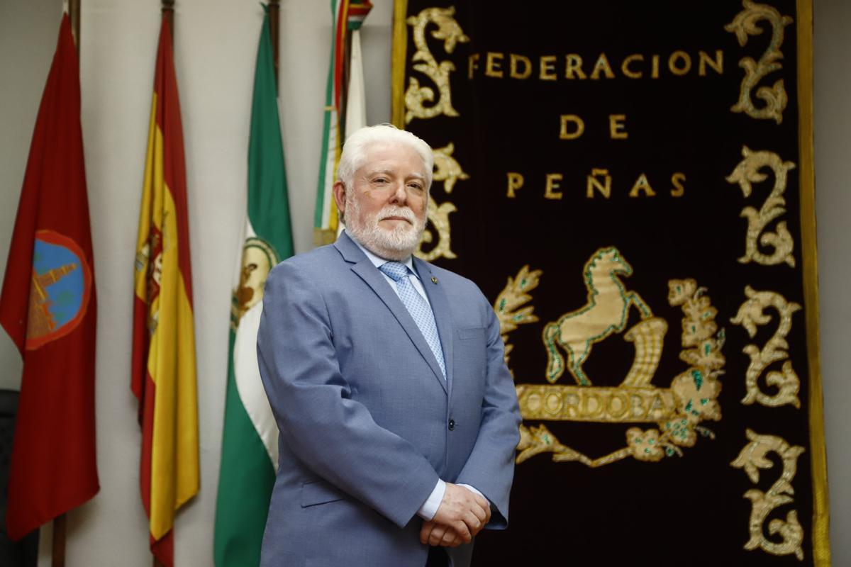 Alfonso Morales, presidente de la Federación de Peñas Cordobesas.