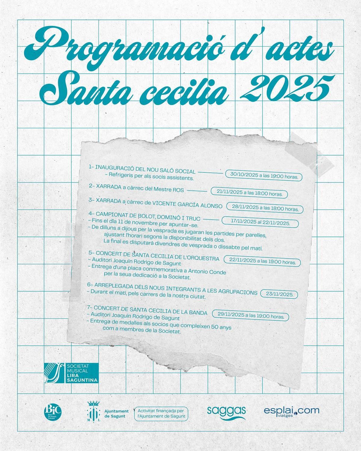 Cartel de la programación 2025