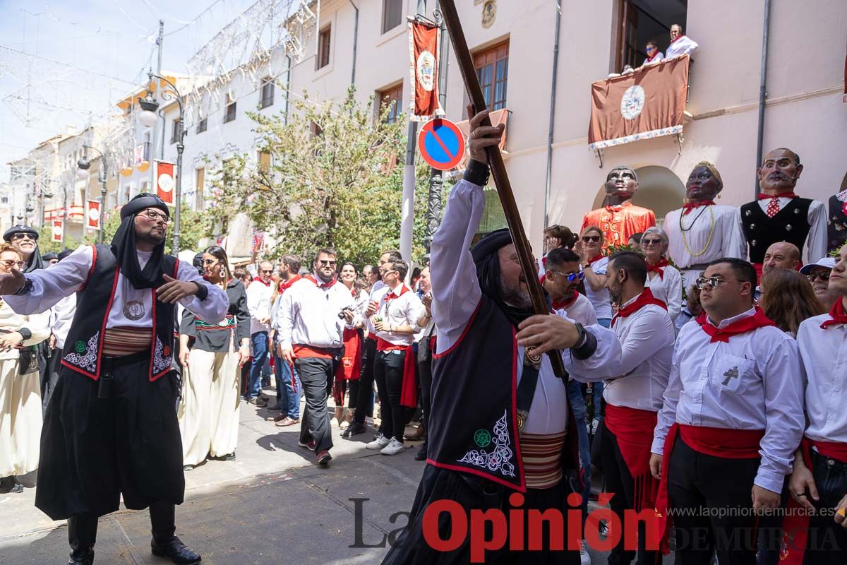 Moros y Cristianos en la mañana del dos de mayo en Caravaca