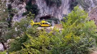 El fallecido en el Cares, en Asturias, entró por error en la canal de Ría, donde terminó despeñándose