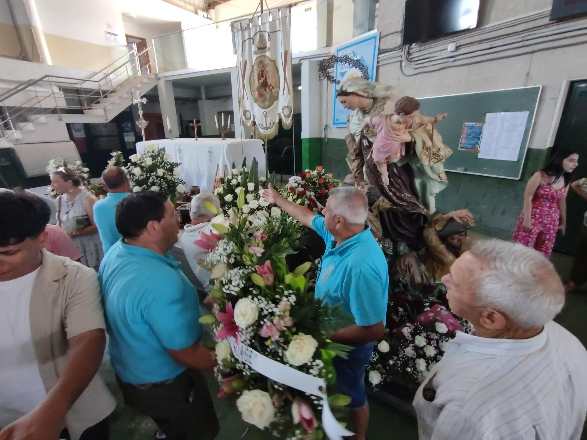 Devoción en Bueu por la Reina de los Mares