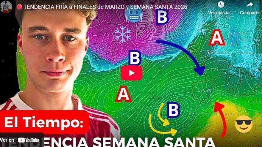 Vídeo Jorge Rey | Tendencia fría para la Semana Santa 2026