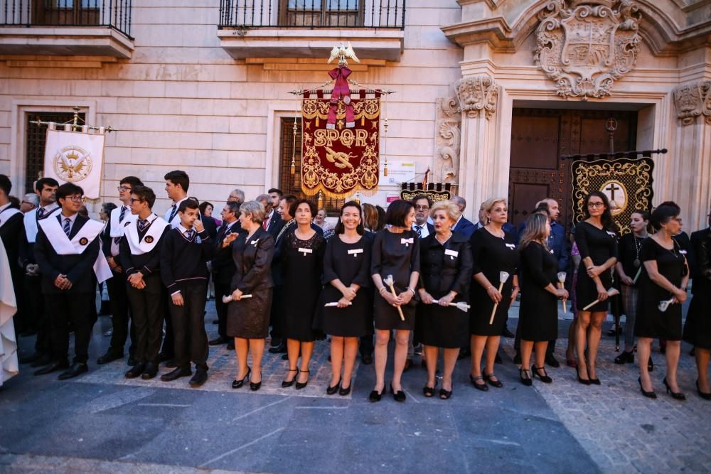 El obispo Jesús Murgui presidió la procesión