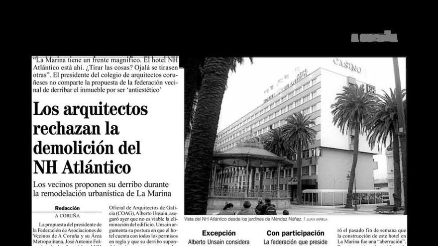 Página con la noticia en LA OPINIÓN el 8 de junio de 2006.