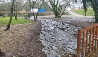 Augas actúa en el río Valga para evitar inundaciones