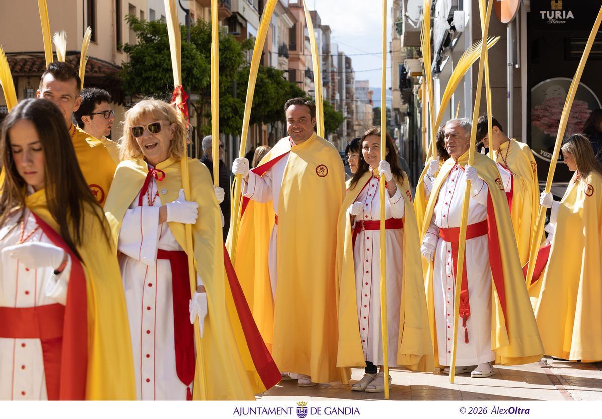 Gandia abre la Semana Santa con el Domingo de Ramos y el Vía Crucis Viviente