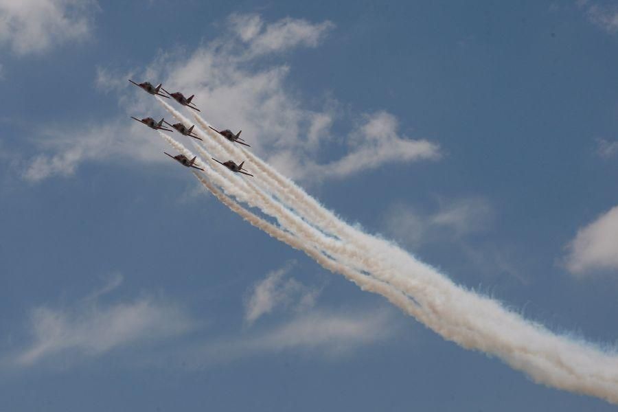 Ensayos de la Patrulla Águila en Zamora