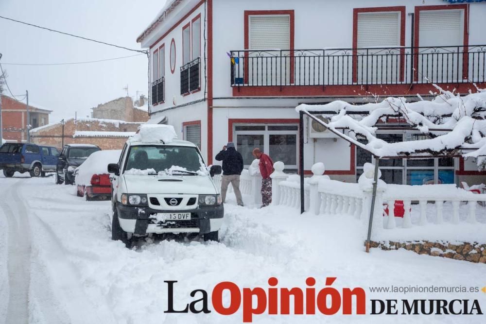 Nieve en El Sabinar (Moratalla)