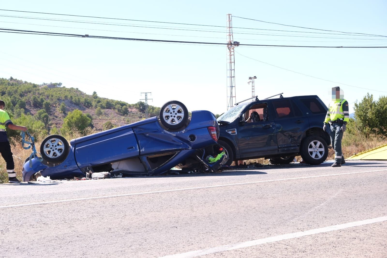 Fallece una joven de 22 años en un accidente de tráfico en la carretera de Monóvar-Pinoso