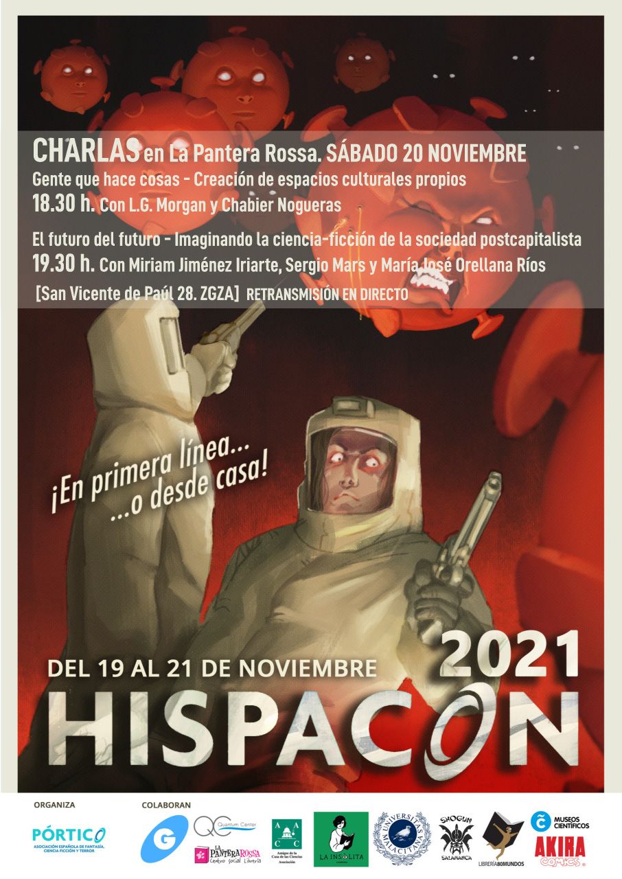 Cartel de HispaCón.