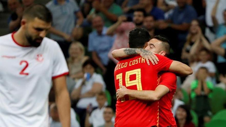 Aspas saca del atasco a España en un discreto partido ante Túnez (1-0)