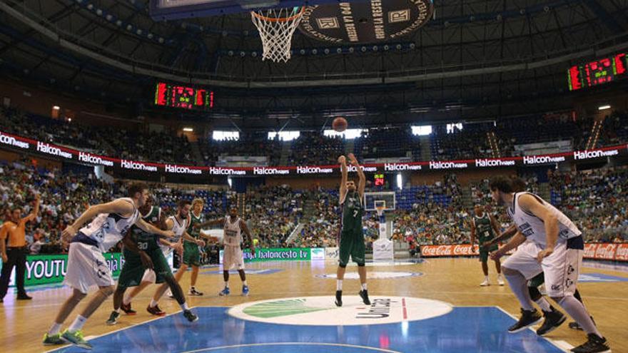 El Unicaja de la pasada temporada firmó un promedio del 77% desde la línea de personal.