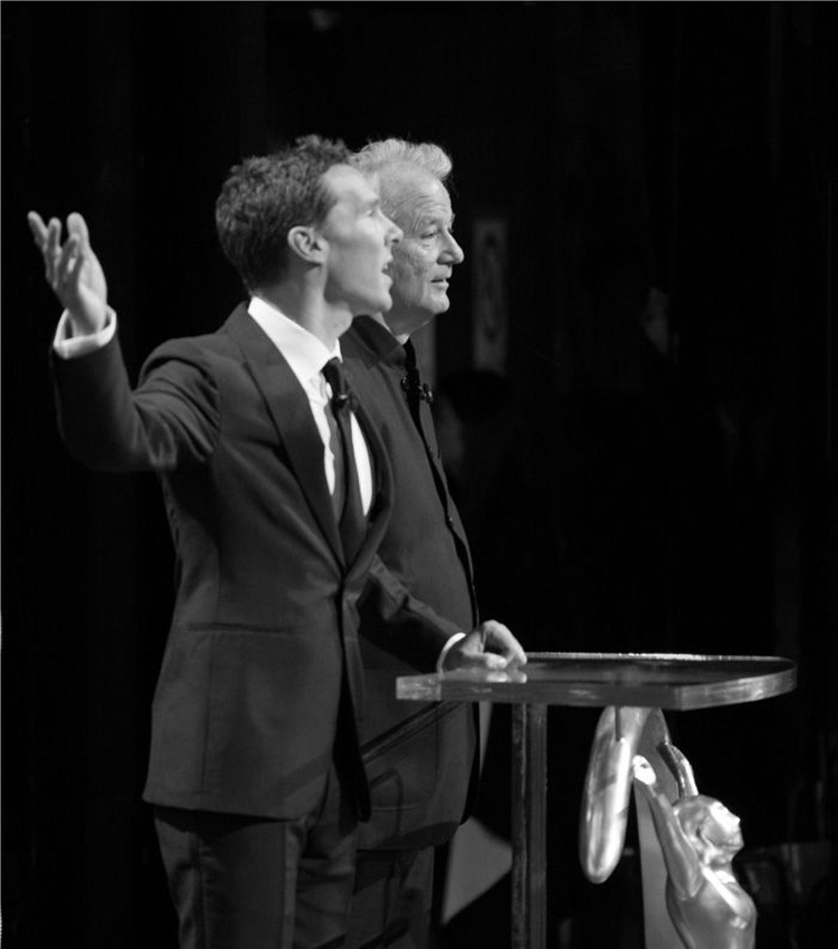 Premios Laureus 2015, Benedict Cumberbatch y Bill Murray