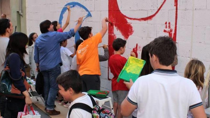 El arte sale  a las calles  de Borriana