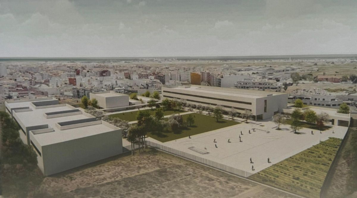 Recreación del nuevo instituto una vez finalizado.