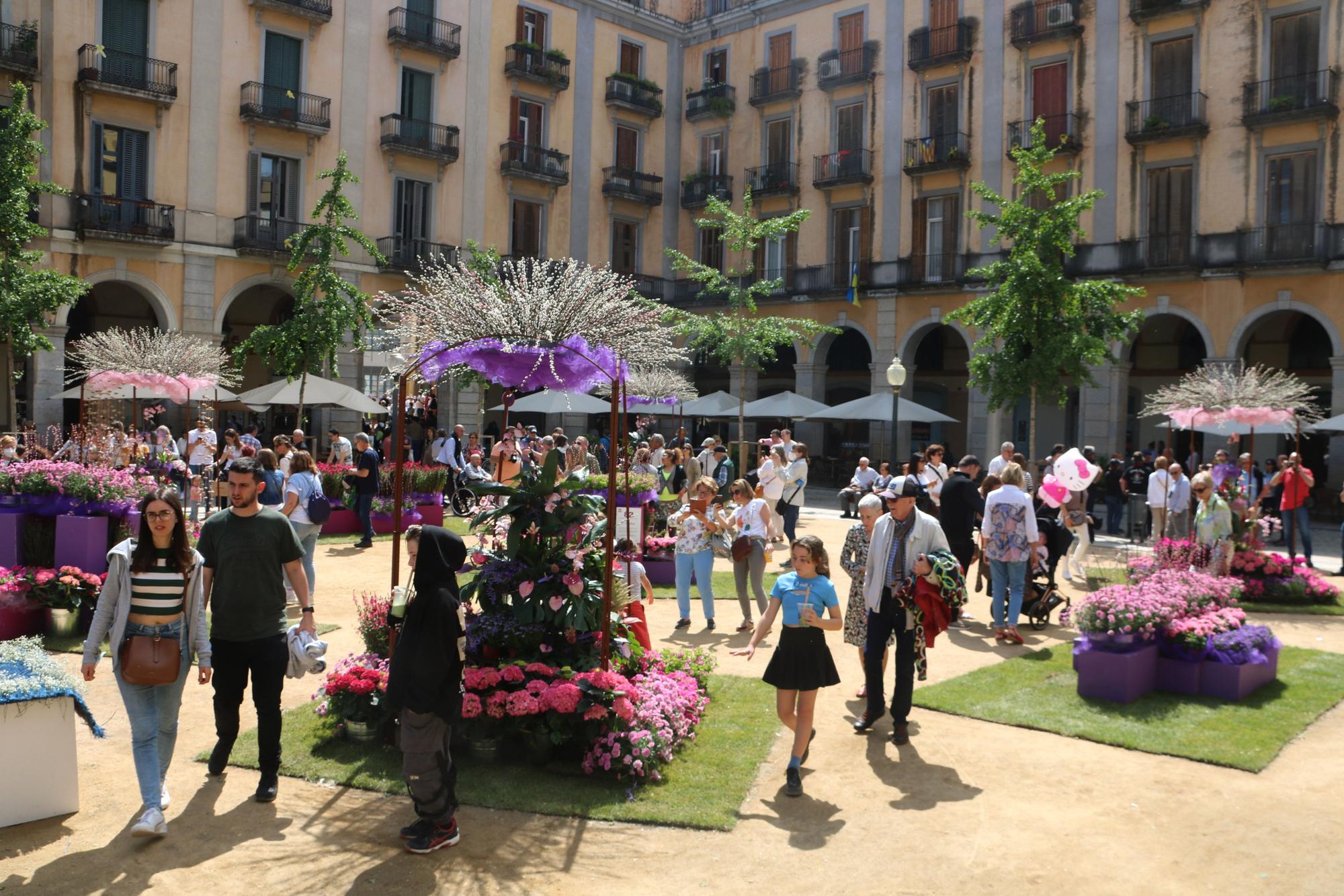 Girona s'omple amb la recuperació total del Temps de Flors