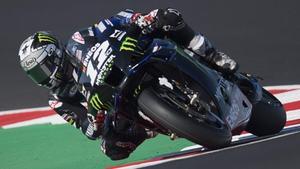 El catalán Maverick Viñales (Yamaha) volvió a ser el mejor en el test de hoy en Misano.