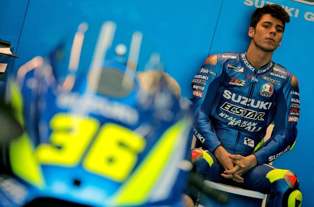 Joan Mir se estrena con la Suzuki de MotoGP