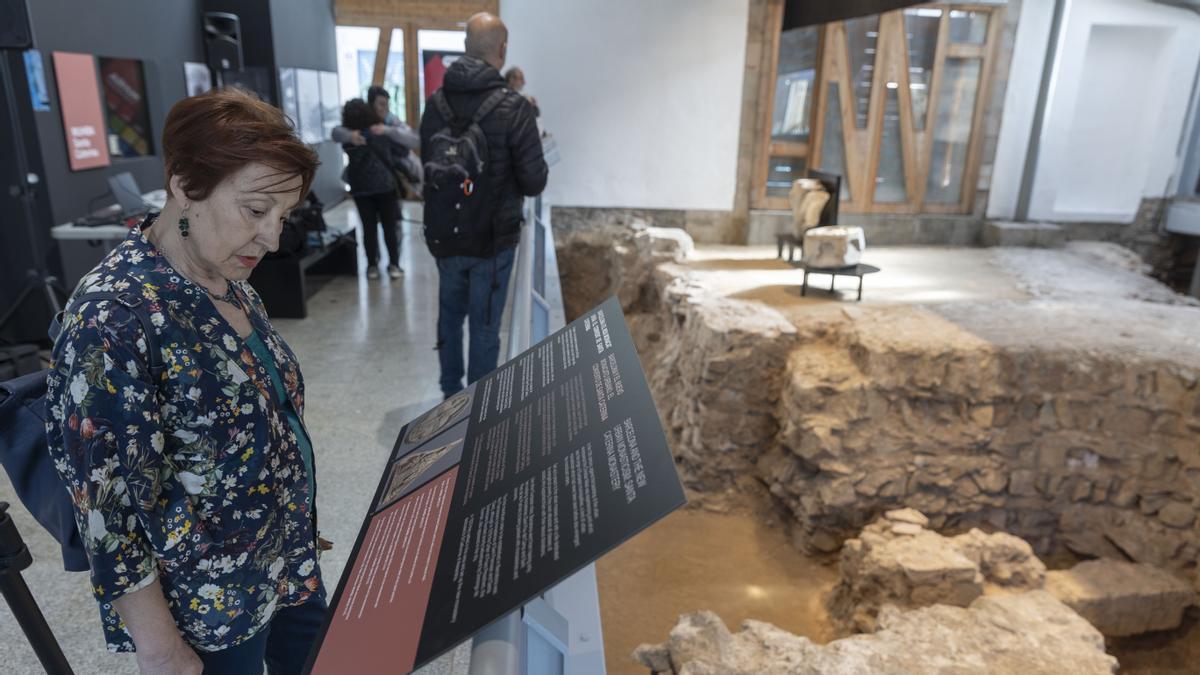 Inauguración de la reforma del espacio museizádo del Mercat de Santa Caterina del MUHBA, con restos del antiguo convento