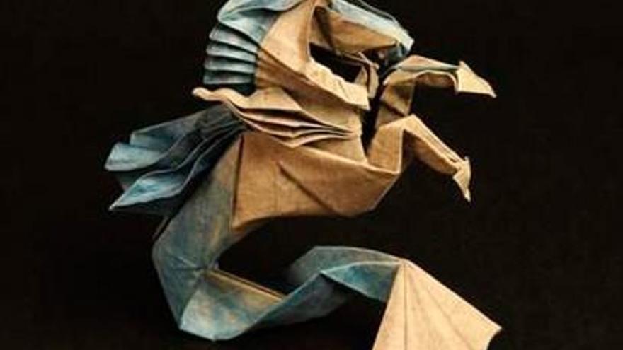 Muestra de origami.