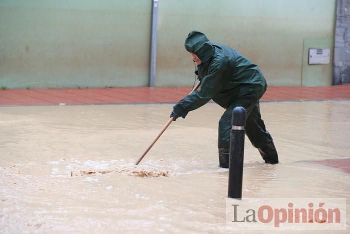 Temporal en Murcia: Los efectos de las lluvias en Los Alcázares y Cartagena