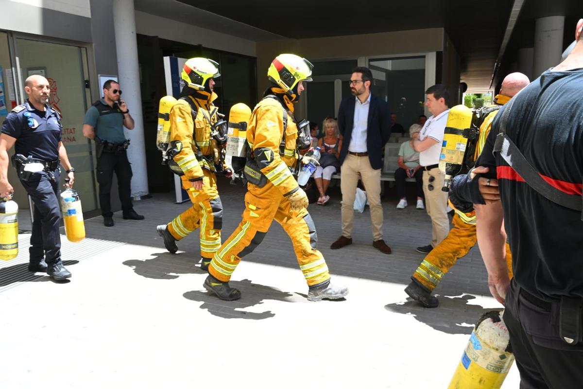 Incendio en el Hospital de Torrevieja