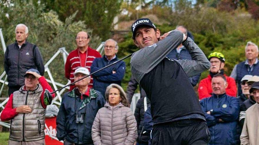 Alfredo García Heredia, durante un torneo en Logroño.