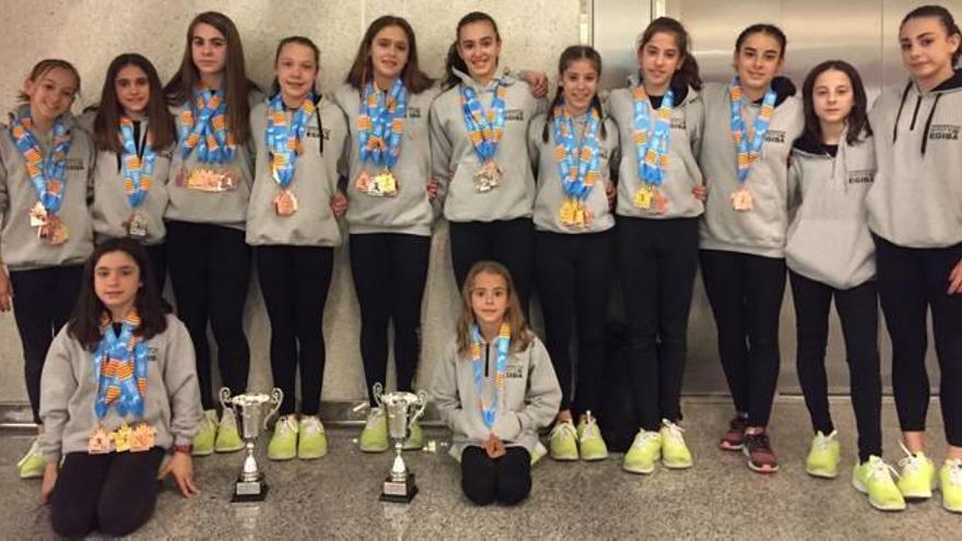 L&#039;Egiba va competir a la Mallorca Gym Cup amb tretze gimnastes de diferents edats i nivells