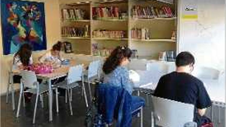 Una imatge de la Biblioteca Jove de Blanes inaugurada fa tres mesos.