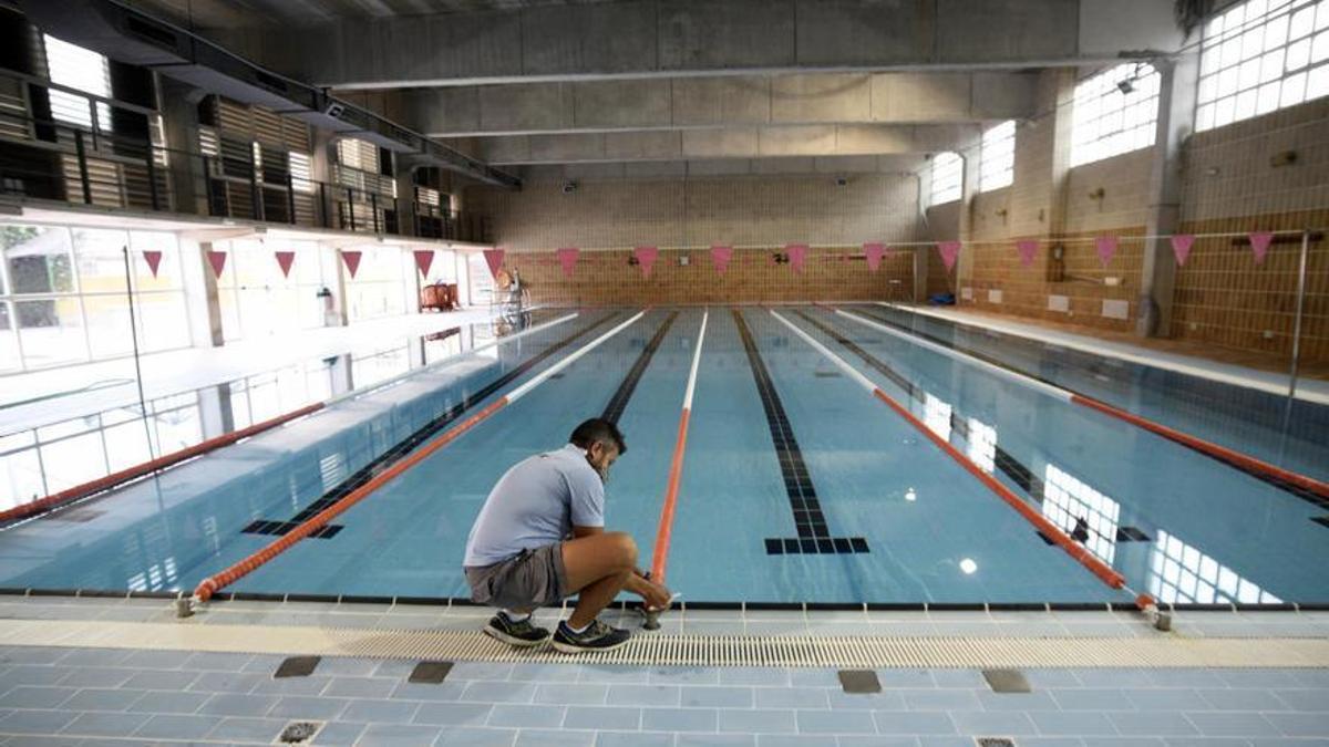 La piscina cubierta del Infante, en Murcia, en una imagen de archivo.