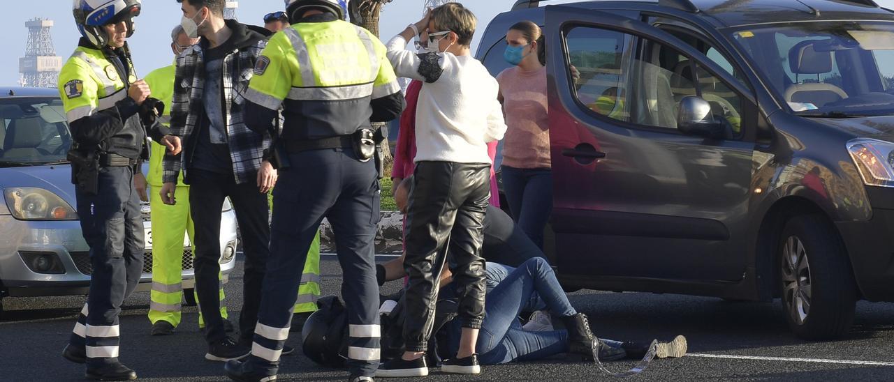 Accidente en la Avenida Marítima