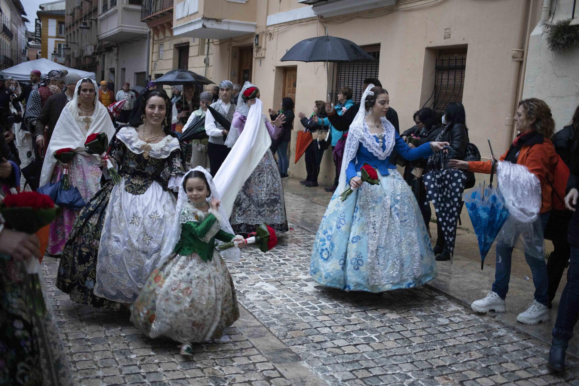 Una Ofrenda pasada por agua en Xàtiva