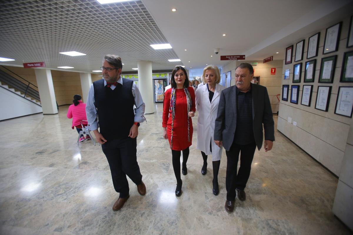 SANIDAD/ Primer día de gestión pública del hospital de La Ribera. Carmen Montón. CSA. Primer día del hospital de la Ribera tras la reversión a la gestión pública