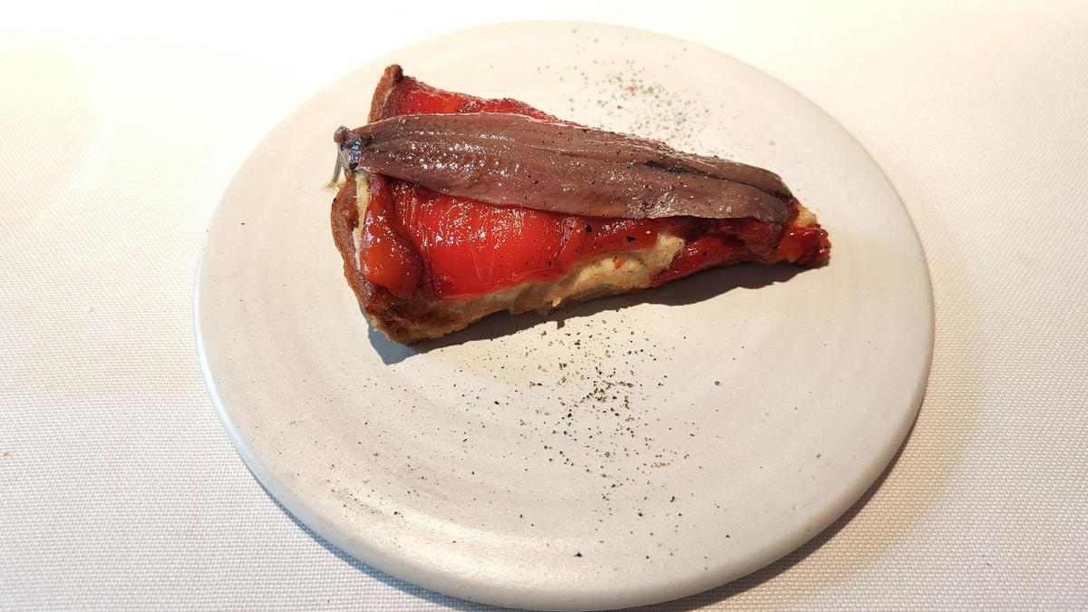 La 'tatin' de brandada del restaurante Sisè.