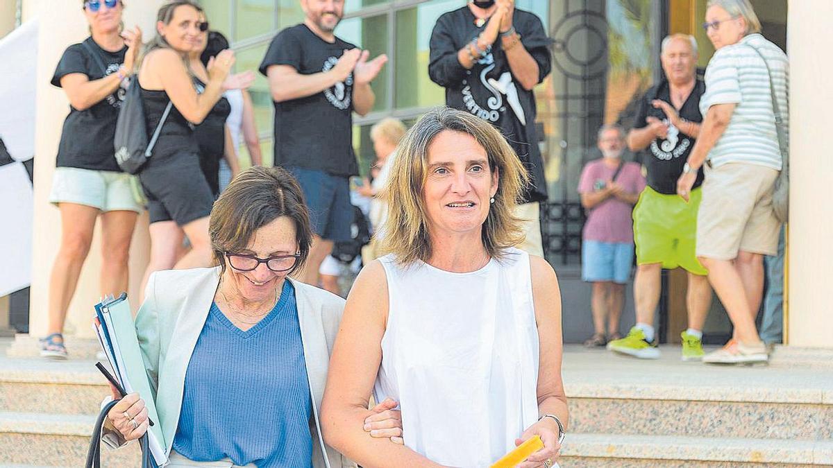 La ministra Ribera visita Los Alcázares