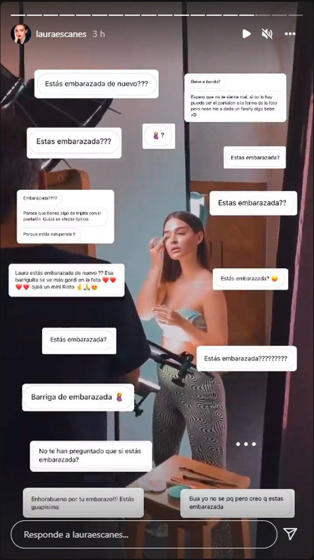 Un Instagram Stories de Laura Escanes
