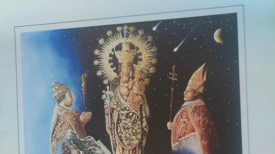 Un cuadro de José Samit ilustra los actos del centenario canónico de la Mare de Déu de la Seu de Xàtiva