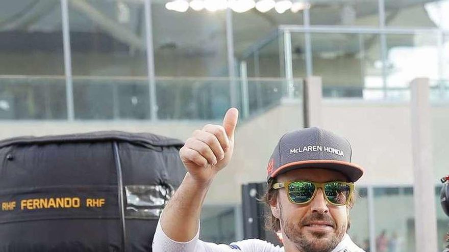 Alonso, contento con los primeros test para 2018