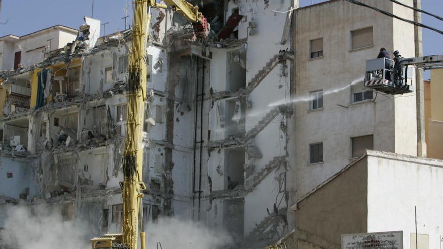 Una imagen de archivo de los terremotos acaecidos el 11 de mayo de 2011 en la ciudad de Lorca.