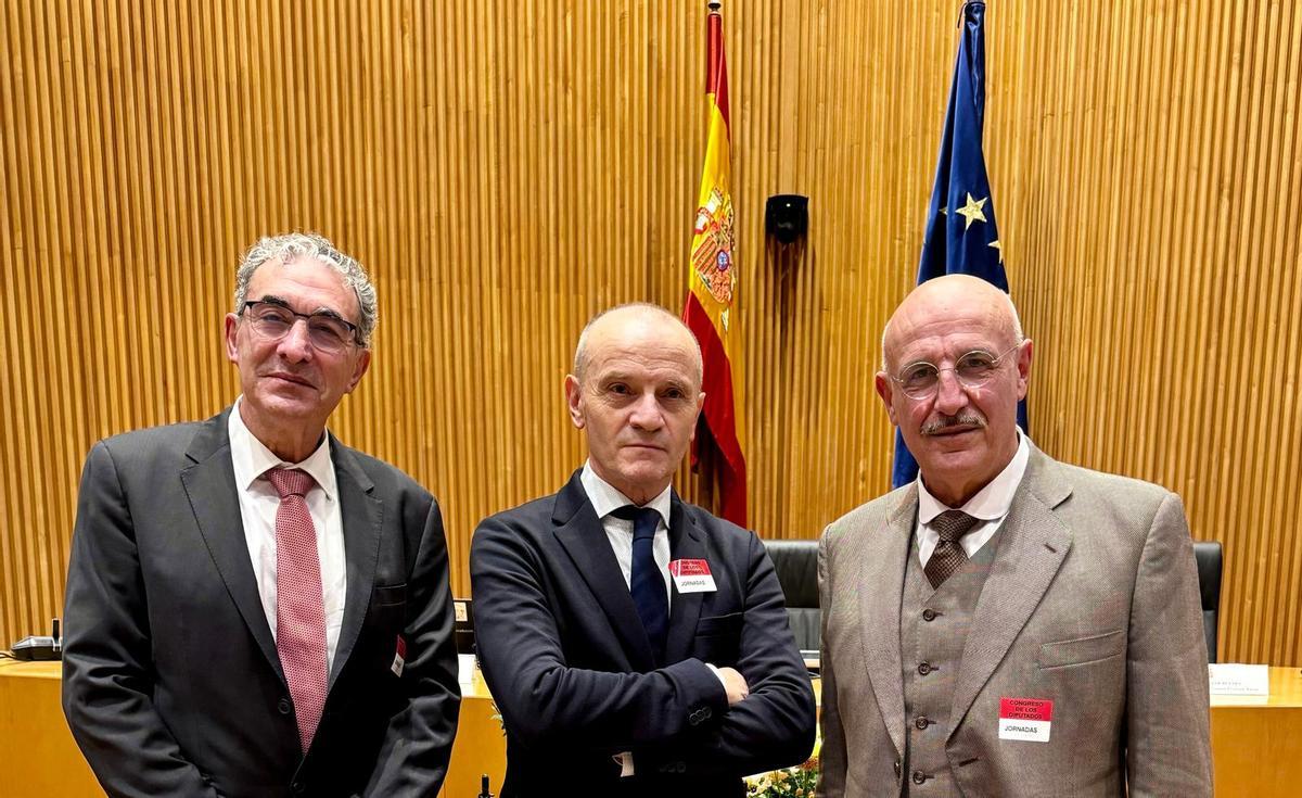 Juan José Sánchez Castro, José Ramón González Juanatey y Alejandro Virgós Lamela.