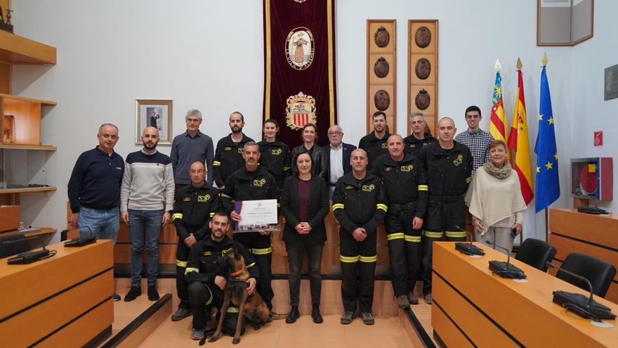 Terremoto Turquía y Siria: Algemesí homenajea a los bomberos que participaron en el rescate