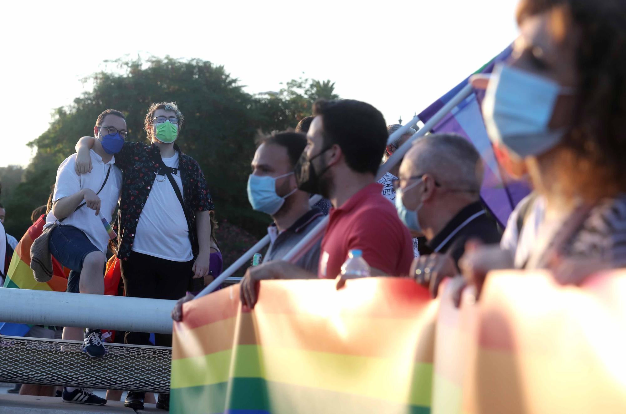 El mundo del deporte estuvo en el día del Orgullo LGTBI+ en València