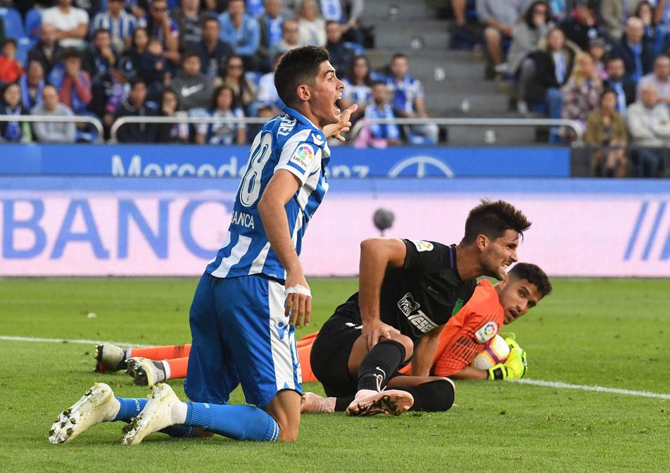 El Málaga CF consigue un trabajado punto en su visita a Riazor que pudo acabar en victoria pero también en derrota