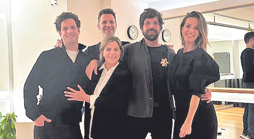 Javier Aros, Catalina Dardet, Nacho Rossich, Borja Rossich y María Rossich.