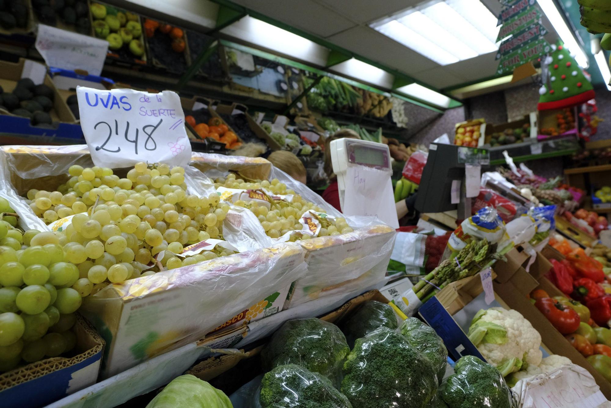 Compras en el Mercado Central para la cena de Nochevieja