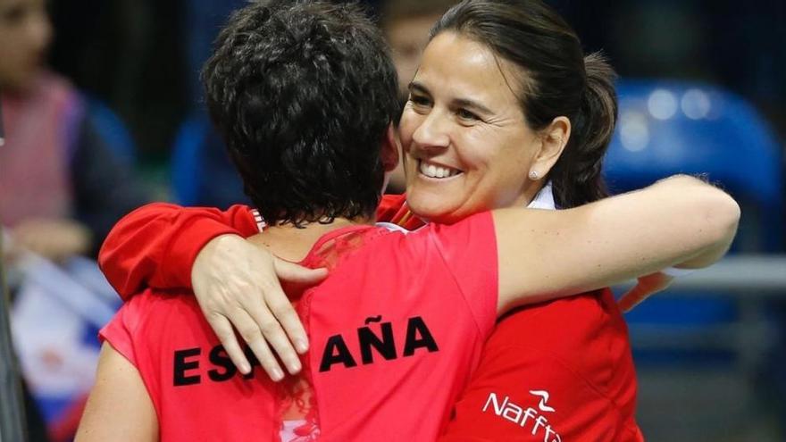 Suárez y Muguruza, pilares de España ante Italia en la Copa Federación