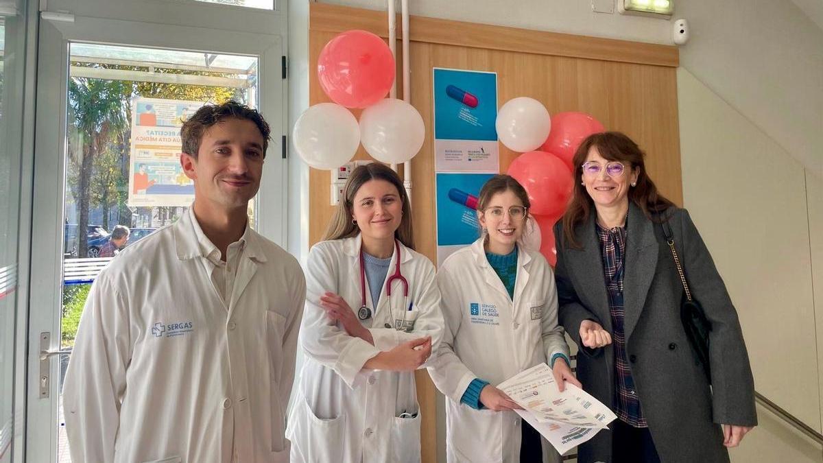 El Día Europeo para el Uso Prudente de los Antibiótico, en el centro de salud Virxe Peregrina.