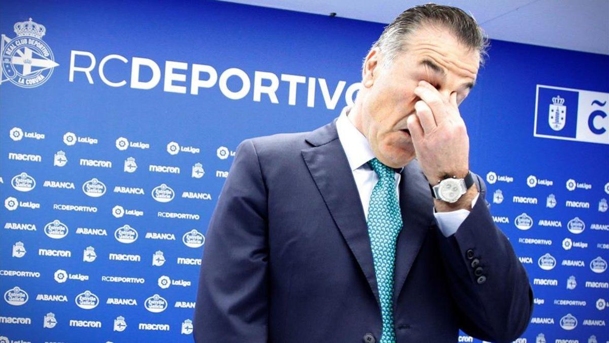 Fernando Vidal, presidente del Deportivo